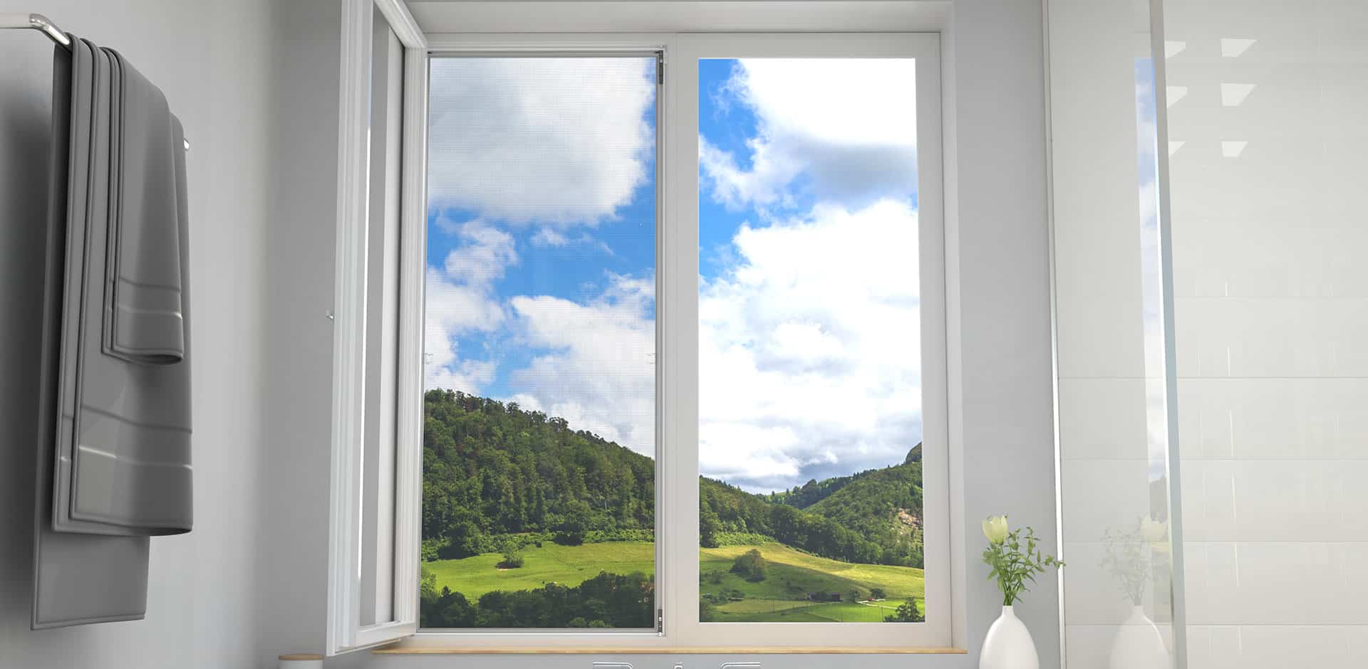 Les moustiquaires à cadre fixe de l'Atelier Genevois du Store sur le Canton de Genève et dans le Vaud